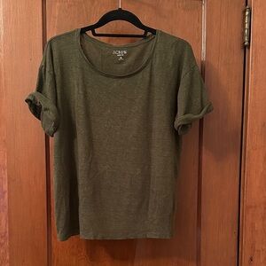 J.Crew relax linen Tee